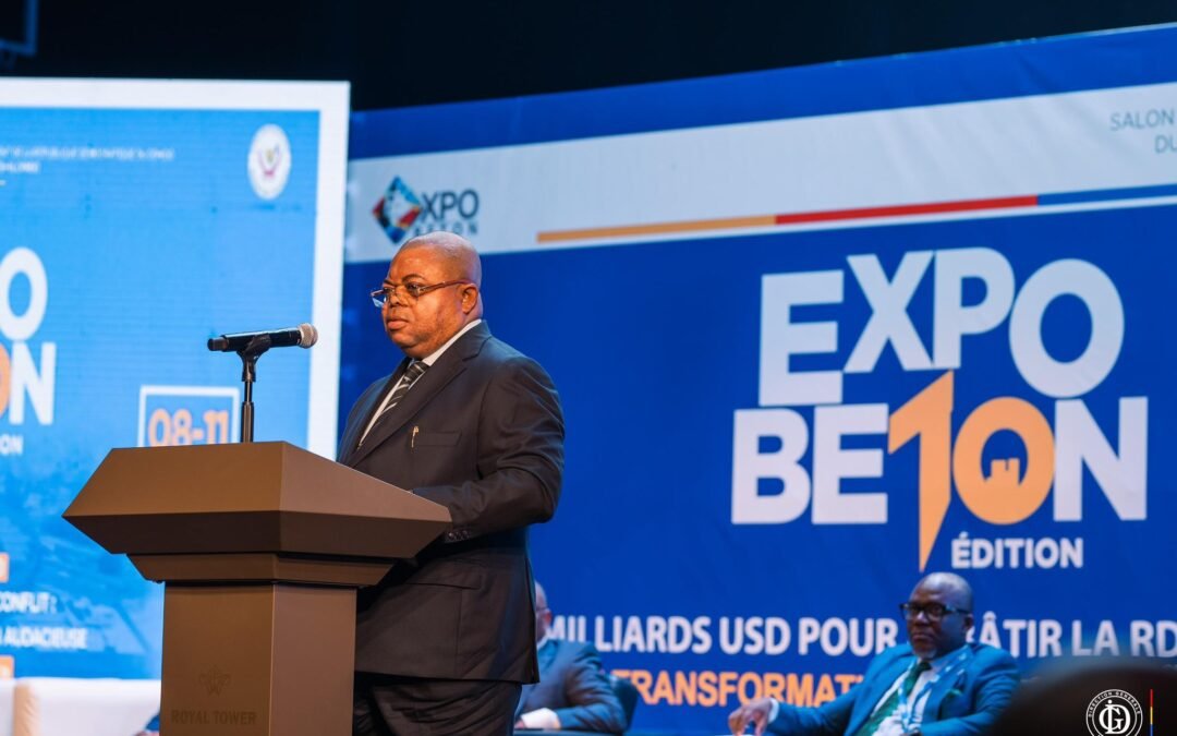 Intervention du Directeur Général des Impôts, Monsieur Barnabé MUAKADI MUAMBA, à l‘EXPO BETON